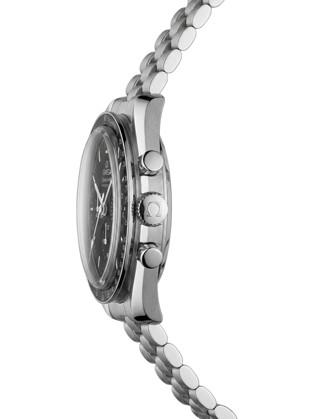 Omega Speedmaster — Profile view